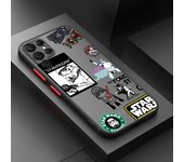 Marvel Star Wars For Samsung S23 S22 S21 S20 S10 S9 Note 20 10 Ultra Plus FE Lite Frosted Translucent Phone Case