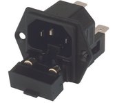 Base de conexión IEC 320 + portafusible dobl de Electro Dh 31.207/FF 8430552092697