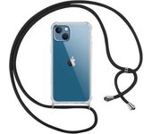 FAMZ Funda Colgante con Cuerda para Xiaomi Redmi Note 12 Pro 5G Negro