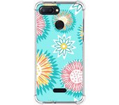 Funda Silicona Antigolpes para Xiaomi Redmi 6 diseño Flores 05 Dibujos