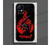 Cool Anime Berserk Phone Case For Redmi Note 13 12 11 10 9 8 Pro Plus S T 5G 4G Matte Frosted Translucent Cover