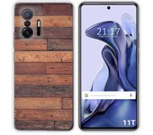 Funda Silicona para Xiaomi 11T 5G / 11T Pro 5G diseño Madera 03 Dibujos