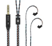KBEAR ST16 Plus 5N OCC Silver-Plated Wire 2m IEM Cable QDC Balanced Replaceable Cable Earbuds Earphone Connector For KZ ZS12 PRO