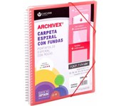 Carpeta Clasificadora Carchivo Archivex-Star Rojo A4
