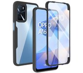 360 Full Screen Protection High Transparency Phone Cover Case For OPPO A79 A96 A95 A94 A36 A76 A92 A93 A54 A77 Find X5 Pro 5G 4G