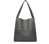 Bolso de hombro de lujo de alta calidad, bolso de mano sencillo de color sólido, bolso de compras, bolso de mujer, bolso de gran capacidad