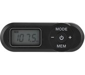DSP Mini Portable 1.1inch LCD Digital FM Radio Music Player Black with Earphone