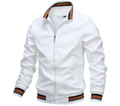 New Men's Stand Collar Zipper Jacket Casual Outdoor Waterproof Sweatwear Jogging Bomber Coat Windbreaker Jacket for Men