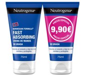 NEUTROGENA DUPLO Crema de Manos Absorción Rápida 2x75ml ✅ Entrega 24/72h