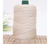 3mm Crochet Yarn Ice Rope Thread for Hand Knitting Bag Hat Shoes Woven DIY Hook Cushion Knitting Material Sewing Accessories