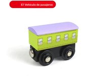 Magnetic Wood Train Toys Wooden Train Accessories Anime James Locomotive Model Car Toy for All Brands Tracks Kid Christmas Gifts