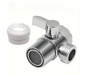 M22/M24 Switch Faucet Adapter Kitchen Sink Splitter Diverter Valve Water Tap Connector for Toilet Bidet Shower Bathroom Kitchen