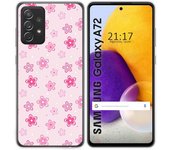 Tumundosmartphone Funda Gel Tpu para Samsung Galaxy A72 diseño Flores Dibujos