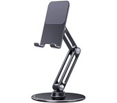 Kimdoole Metal 360° Rotating Tablet Holder Stand Use for Ipad Laptop Cellphone Smartphone Mobile Phones Telephone Reader