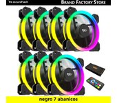 Darkflash DR11 Rgb Fan Ventoinha PC Controladora 120mm Computer Case Fan Kit 6pin Water Cooler CPU Cooling Fans Argb Ventilador