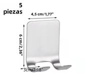 1/3/5pcs Stainless Steel Razor Hook Wall Mounted Razor Rack Storage Rack Seamless Razor Storage Rack Wall Self Adhesive Hook