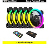 Darkflash DR11 Rgb Fan Ventoinha PC Controladora 120mm Computer Case Fan Kit 6pin Water Cooler CPU Cooling Fans Argb Ventilador