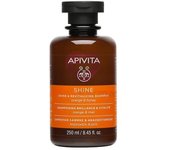 Apivita Champú Brillo y Vitalidad para Cabello Fuerte y Hidratado
