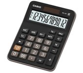 Casio calculadora de oficina sobremesa 12 dígitos negro mx-12b