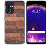 Funda Silicona para Oppo Find X5 Lite 5G diseño Madera 03 Dibujos