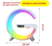 Multifunction 3 In 1 Wireless Charger Pad Stand Speaker LED RGB Night Light Lamp Desk Fast Charging Station For iPhone Samsung