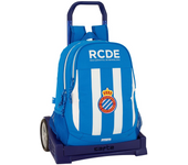 Mochila con Carro Evolution Rcd Espanyol 32X44X16 Cm (Safta 611753860)