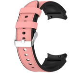 Silicone+Leather Strap for Samsung Galaxy Watch 7 6 5 Pro 40mm 44mm Band Watch6 4 Classic 47/43/46mm Replacement Correa Bracelet