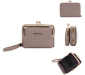 Carterasparahombre Monedero 14.7x9.5x3 cms Cartera Pequeña Mujer Cartera Pequeña Suave Cómoda