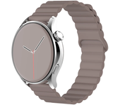 Magnetic loop For Samsung Galaxy watch 6 5 4 Classic 20MM 22mm Silicone bracelet Amazfit Bip 5/3 pro/Balance/GTS/GTR 4-3 strap