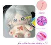 20cm Nannan Plush Toys Girl Cute Cotton Doll Stuffed Super Star Figure Dolls Baby Can Change Clothes Children Halloween Gift