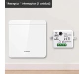 TNCE 433Mhz Wireless Wall Switch 1/2/3 Gang Wall Panel Switch RF433 Relay Interruptor Mini Remote Control Led Lamp Fan Smart