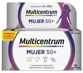 Multicentrum Mujer 50+ 90 Comp - Multivitamínico y Multimineral para Mujeres