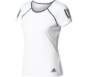ADIDAS Camiseta Club Mujer manga corta blanco de tenis y padel con tecnologia Climalite - B45836
