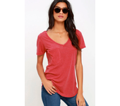 Summer Short Sleeve V-neck Slim Fit T-shirt Women Urban Style Macaron Color Cotton Fabric Loose Tops