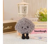 Jelly Cat 25cm Sad Clouds 14cm Pendant 24cm Gray Clouds Package Doll Companion Ornaments Pet Toys Interactive Gifts