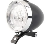 Lámpara LED para bicicleta Luces para montar en bicicleta de montaña Resplandor Retro Impermeable Faro de viaje nocturno 2pcs Negro