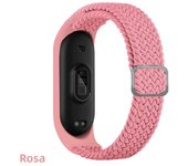 Bracelet for Mi band 7 Strap Elastic adjustable Nylon Braided Miband4 miband 5 correa Wristband xiaomi Mi band 3 5 4 6 strap