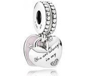 Abalorio Pandora 792072EN40 Mujer Plata Corazón Esmalte