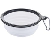 Portable Pet Food Bowl  Durable TPR Bowl  Cat and Dog Food Pet Silicone Collapsible Bowl Portable Travel Outdoor Water Food Bowl