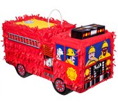Piñata camion de bomberos 43x24x18 cm