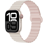 Magnetic Strap For Apple Watch Band 40mm 45mm 46mm 44 mm 41mm 49mm 42 38 Silicone Bracelet iWatch series 8 SE 6 7 8 9 10 Ultra 2