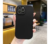 Luxury Solid Color Soft Silicone Phone Case For iPhone 15 14 13 12 11 Pro Max X XR XS Max 7 8 Plus SE 2 Camera Protection Cover