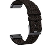 Military durable nylon strap suitable for Garmin Fenix7X Pro/5X/6 nylon weaving, suitable for Fenix5/6/7/Instinct replacement
