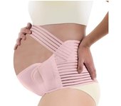 Soporte de Barriga Ajustable para Embarazadas Protector de Abdomen con Cinturón de Espalda L