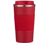 Taza de Café 380mL Blanca, Termo Cafe para Llevar 304 Acero Inoxidable Reutilizables Vaso Termico Cafe Antigoteo para Coche, Termo Café Hermético para Café Frío y Caliente, Leche y Té