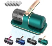 Aspiradora de cama, Pure Sleepy, aspiradoras de mano Sleepvac UV, aspiradoras de mano inalámbricas para colchones, máquina limpiadora de colchones, limpiador profundo, vibra 8000 veces por minuto (azul)
