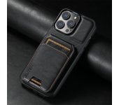 SUTENI Luxury Leather Card Holder Phone Case Wallet Kickstand Cover For iPhone 16 15 14 13 12 11 Pro Plus Max X Xs XR