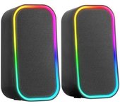 Altavoces con Bluetooth Mars Gaming MS-OM/ 20W/ 2.0