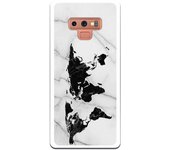 Funda compatible con Samsung Galaxy Note 9 - mármol mapa negro