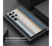 Metallic Texture Carbon Fiber Phone Case for Samsung Galaxy S22 Note 20 Ultra S23 S21 S20 FE S10 S10E Silicone Cases